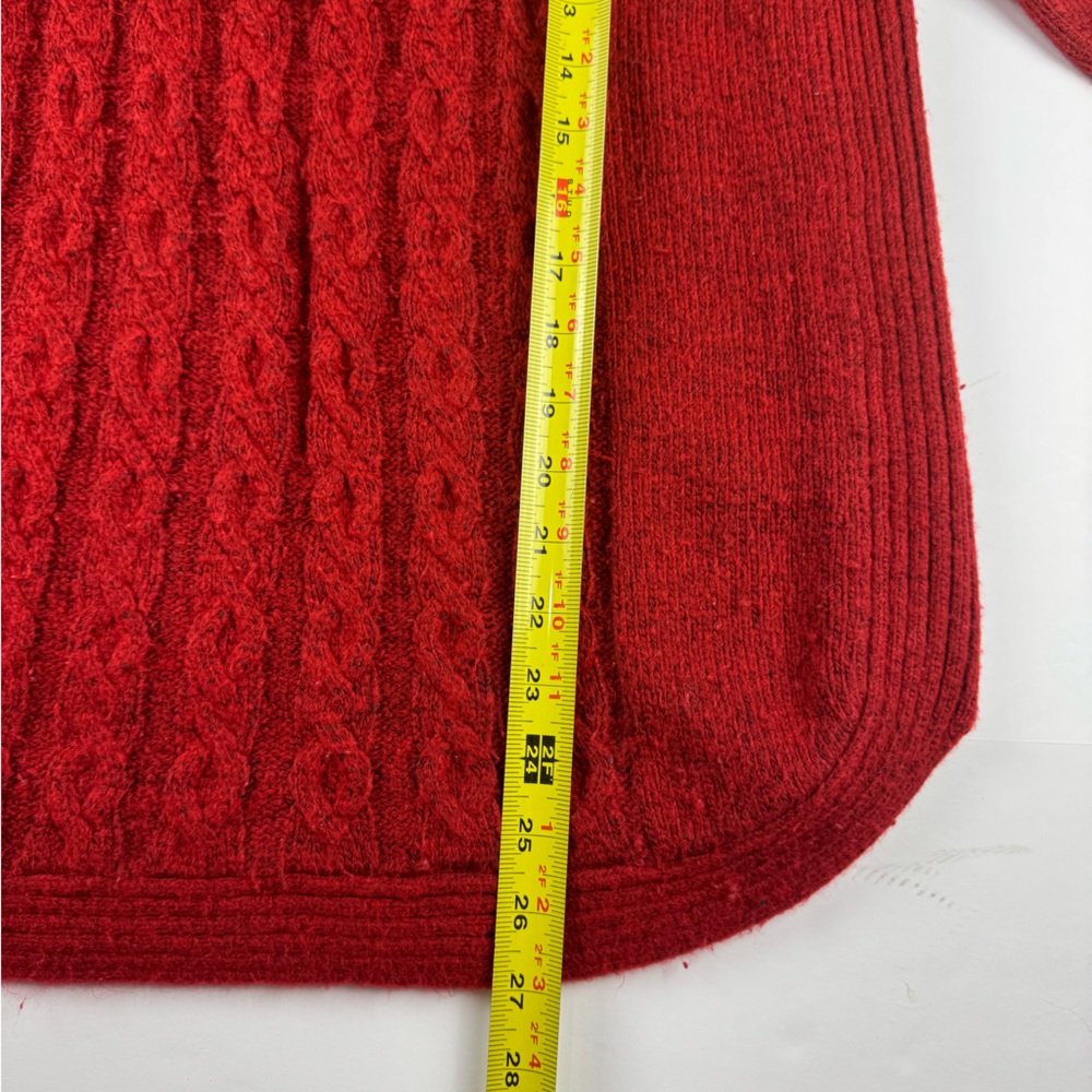 Croft & Barrow Rich Red Turtleneck Sweater - Picture 5 of 8